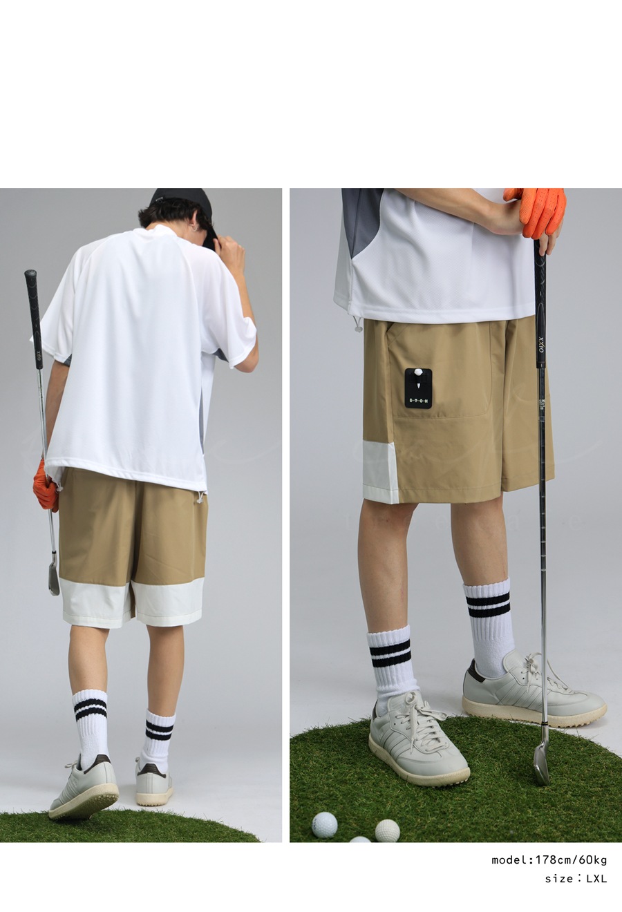 ANTIQUA GOLF×STCH ハーフパンツ レディース 送料無料・(100