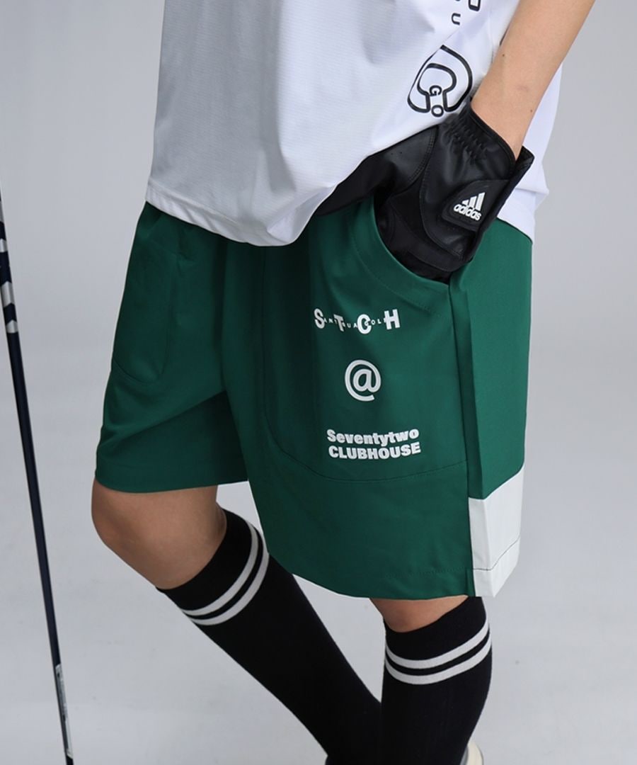 STUSSY ステューシー 黒タグ ショーツ ハーフパンツ カーキ系 32