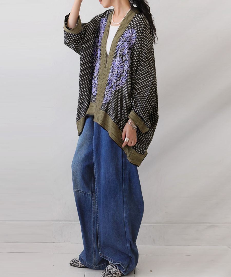 極美品 希少レア PLEATS PLEASE 元素記号柄 トップス カーディガン 花柄カーディガン カーディガン レディース トップス 送料無料