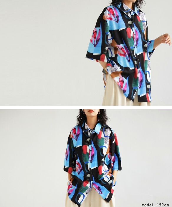 可愛すぎる袖配色半袖プリーツトップス S-M M-L 【メール便対応