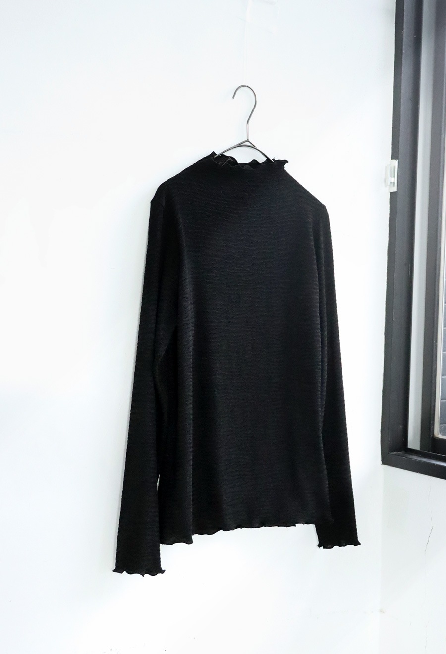 レディース　トップス　ブラック　新品　フォロー割-200円 ランダムドットトップス カットソー レディース トップス 送料