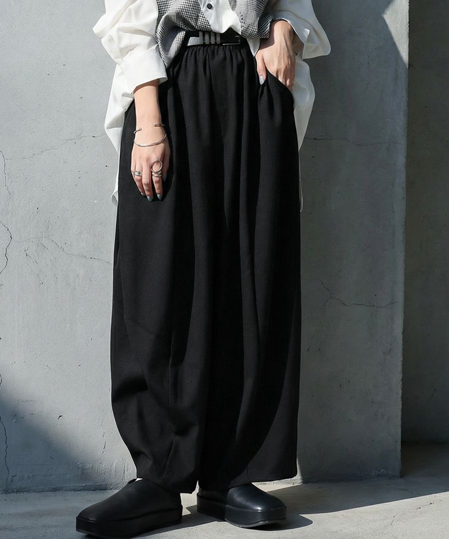 コクーンパンツ レディース ボトムス ワイドパンツ 送料無料・メール便