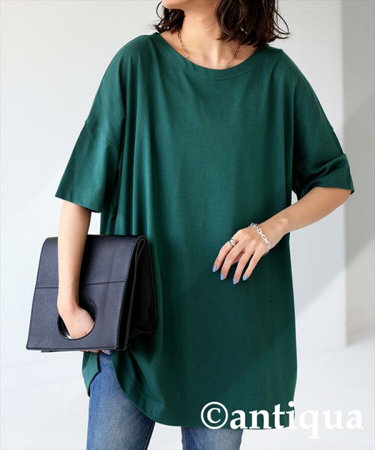 接触冷感 UVカット Tシャツ レディース 半袖 トップス 無地・再再販 