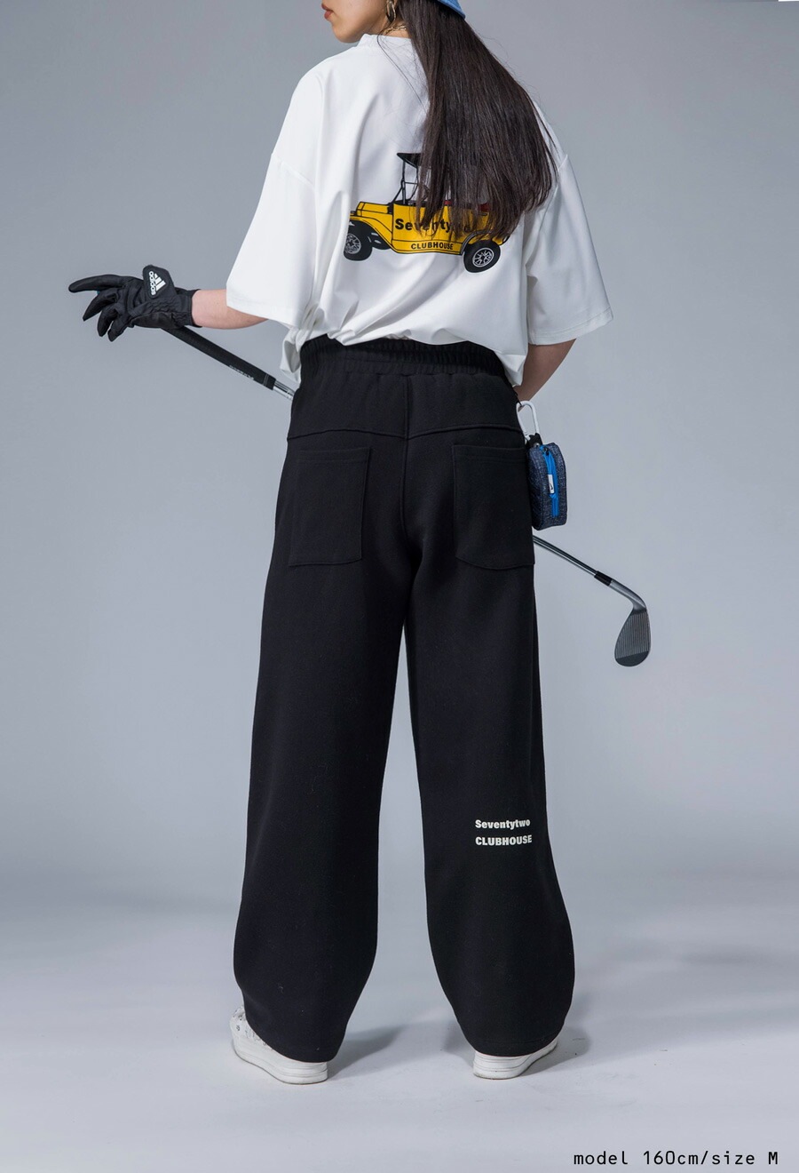 ANTIQUA GOLF×STCH ストレートパンツ レディース 送料無料・再