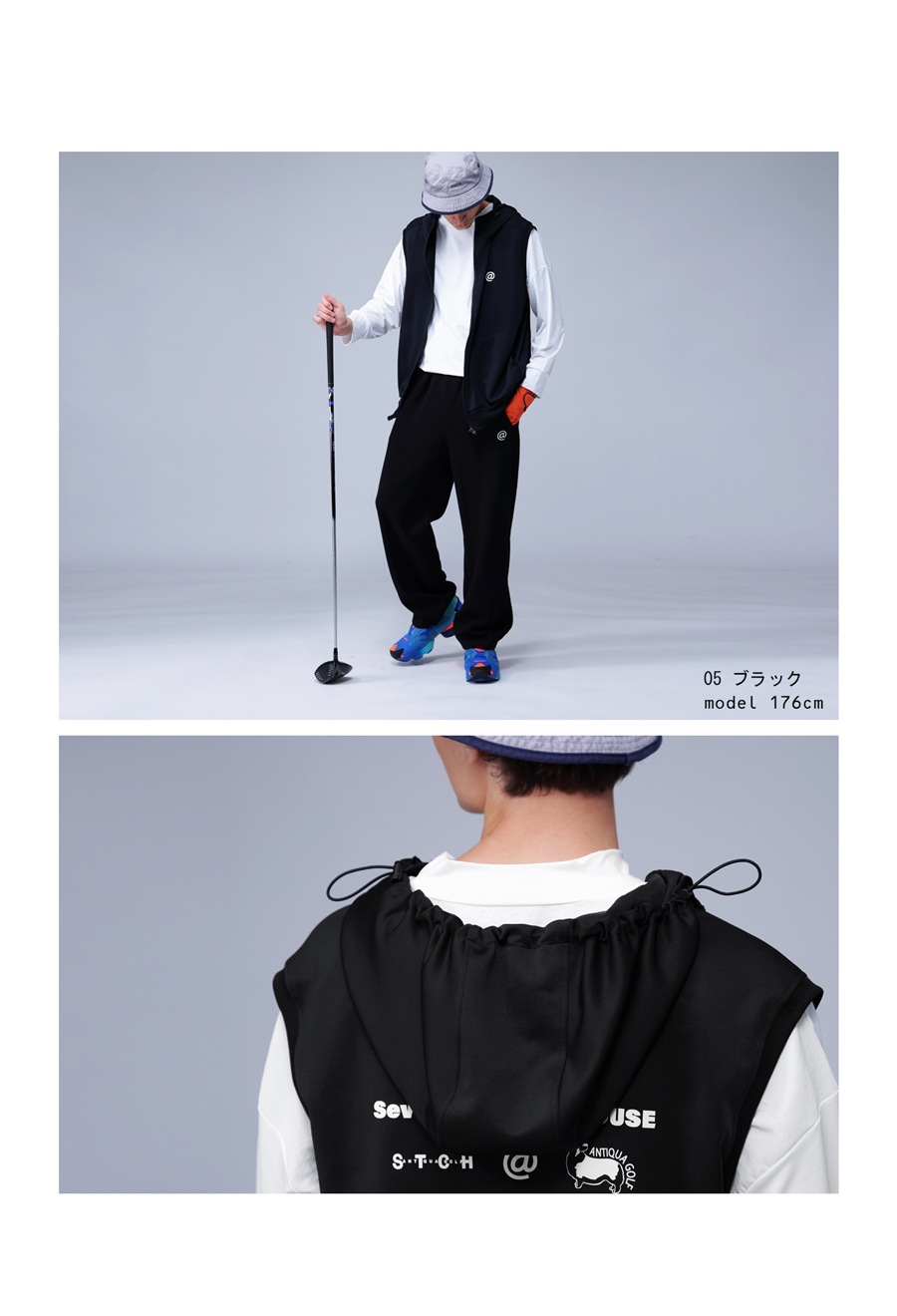 再入荷予定有!ANTIQUA GOLF×STCH ベスト レディース 送料無料
