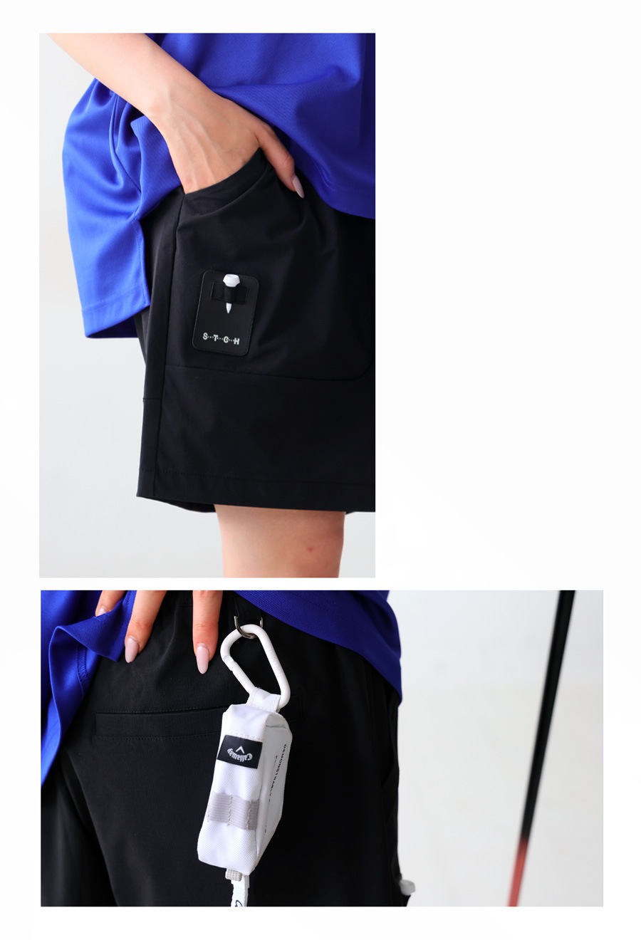 ANTIQUEA GOLF CLUB ショートスリーブウェア　新品未使用 ANTIQUA GOLF×STCH ハーフパンツ レディース 送料無料・再再販