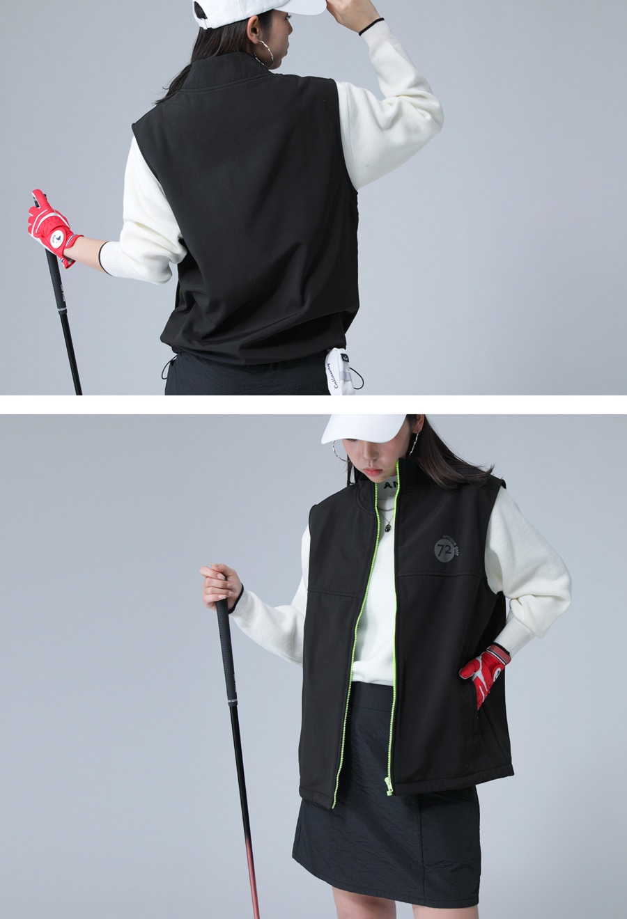 ANTIQUA GOLF 裏起毛ベスト ベスト メンズ 送料無料・メール便