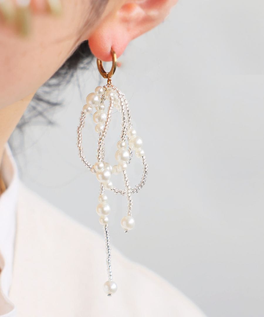 確認用 リボン＋ビーズアクセ 確認用 リボン＋ビーズアクセ