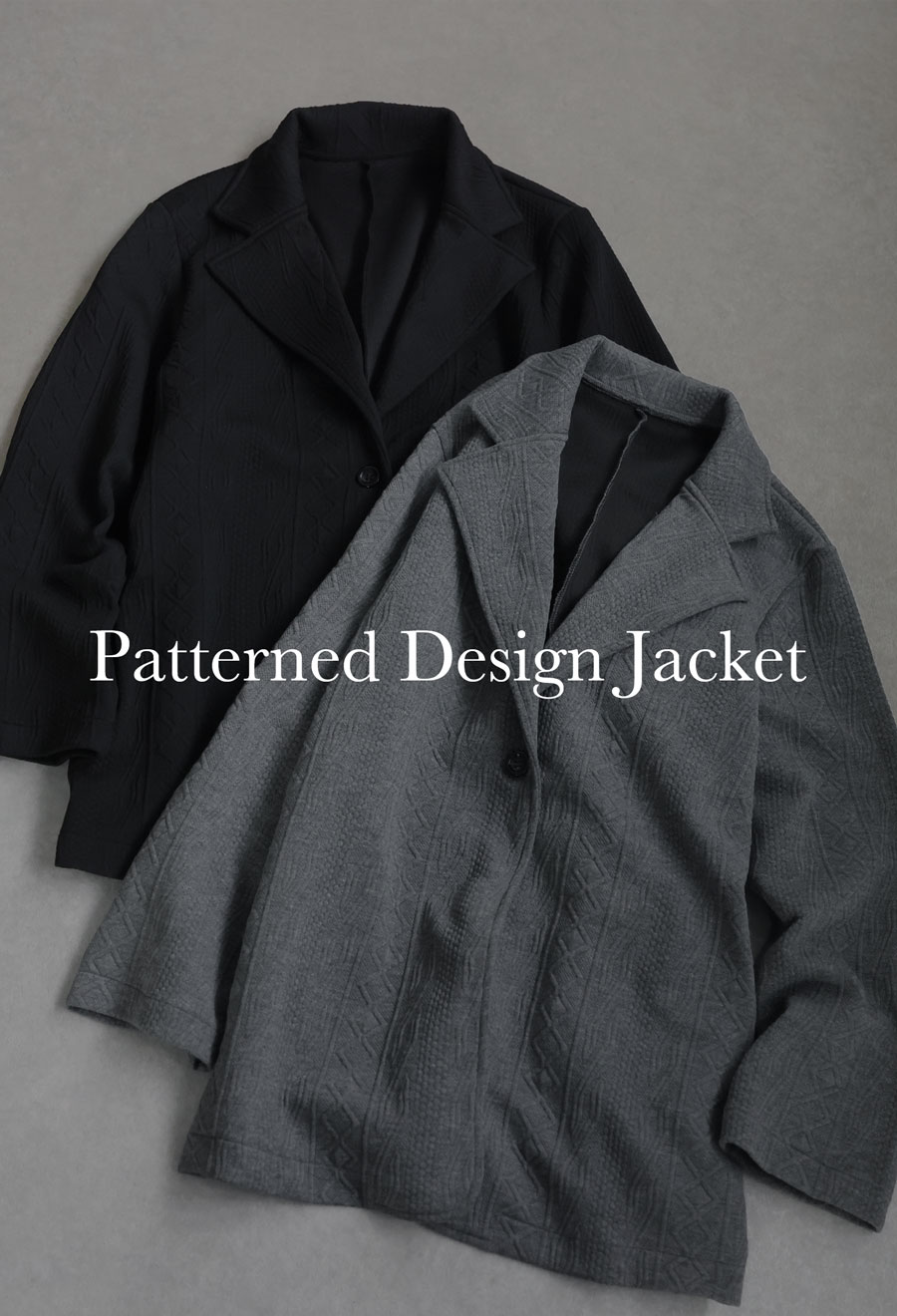 立体柄 テーラードジャケット レディース アウター 送料無料・再入荷