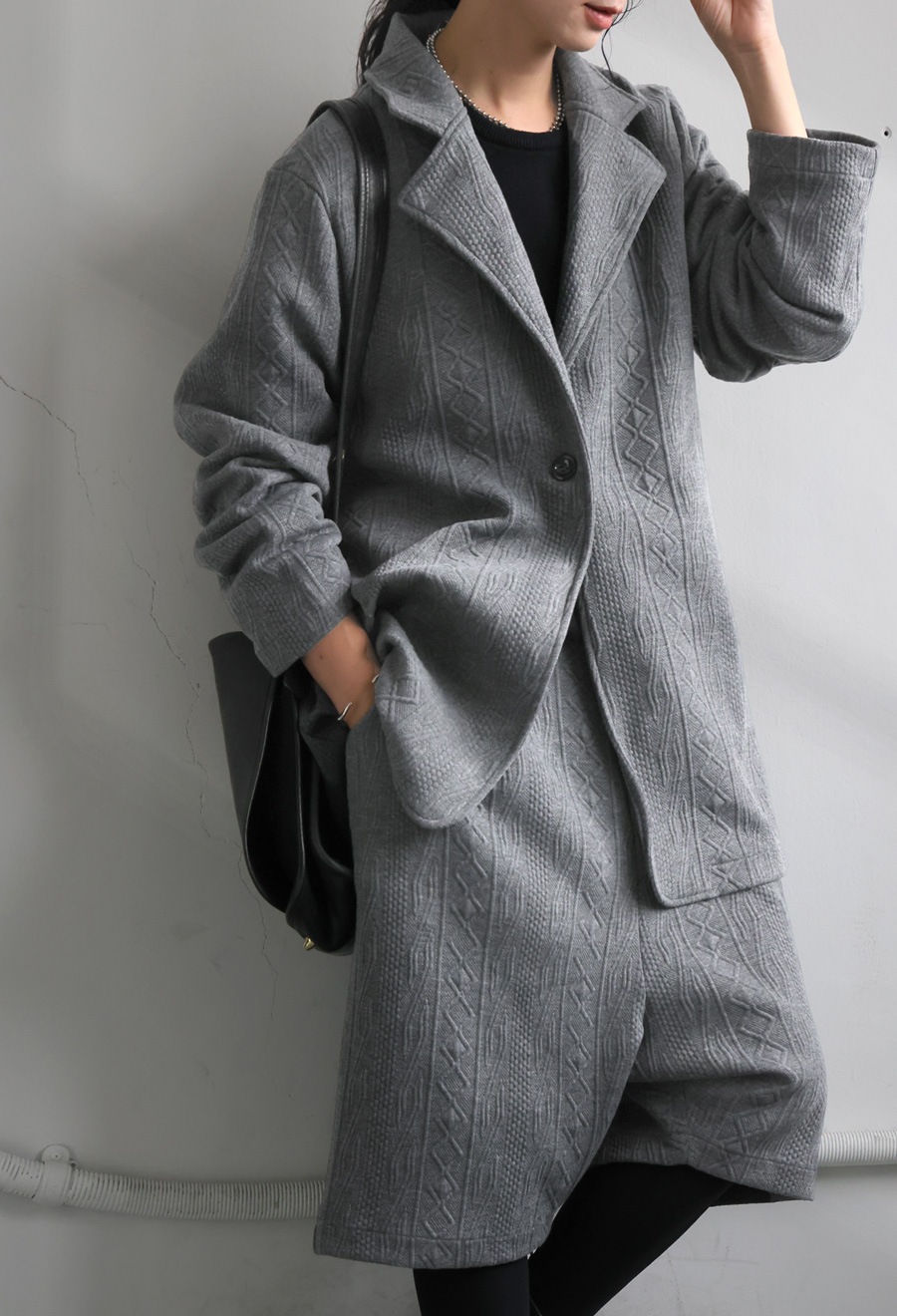 立体柄 テーラードジャケット レディース アウター 送料無料・再入荷