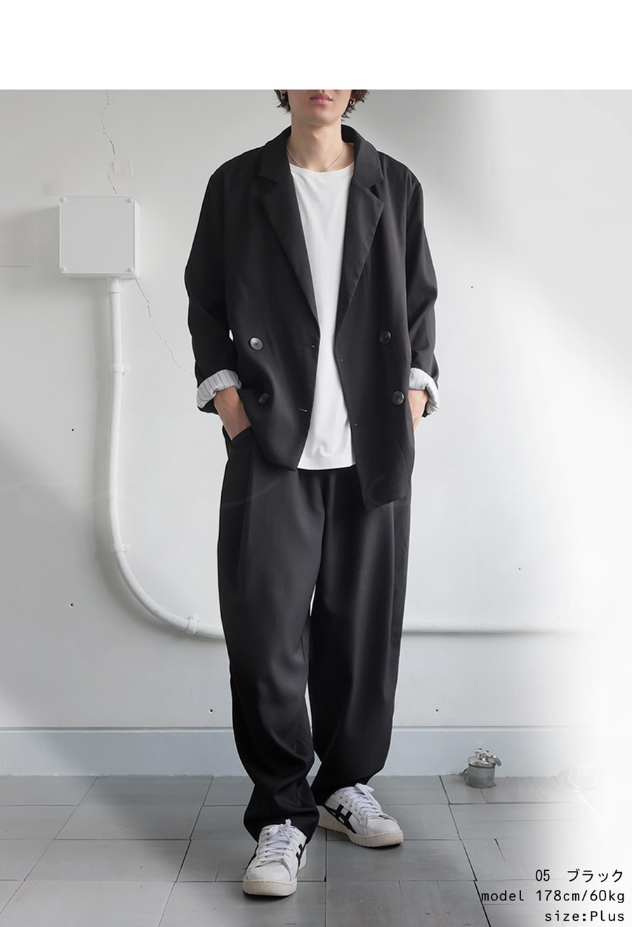 タックデザインパンツ メンズ ボトムス ロング 送料無料・(500)メール