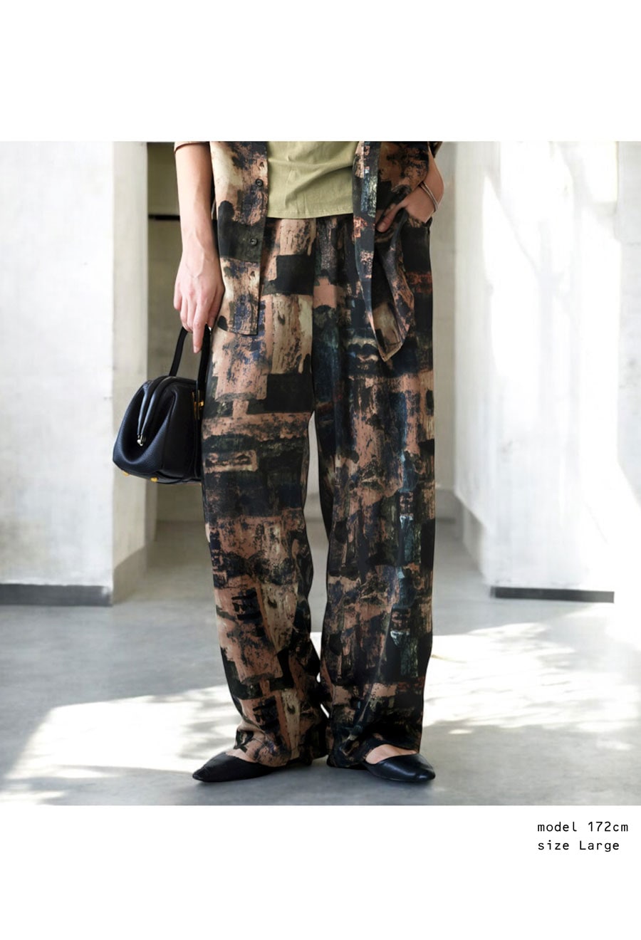 ヴィンテージ柄パンツ パンツ レディース ボトムス 送料無料・7