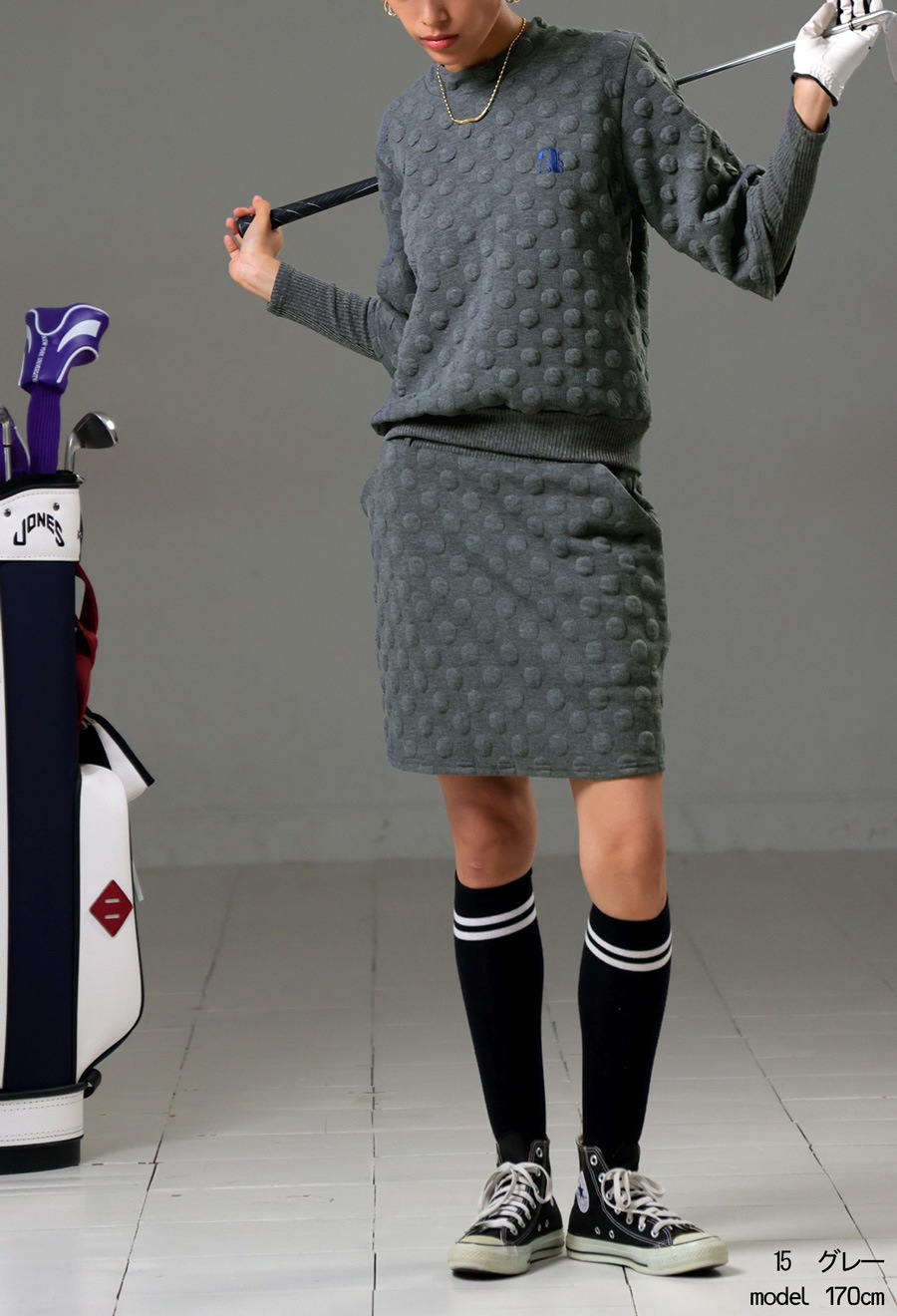 non様　ゴルフスカート ANTIQUA GOLF×STCH スカート レディース 送料無料・再入荷 メール便