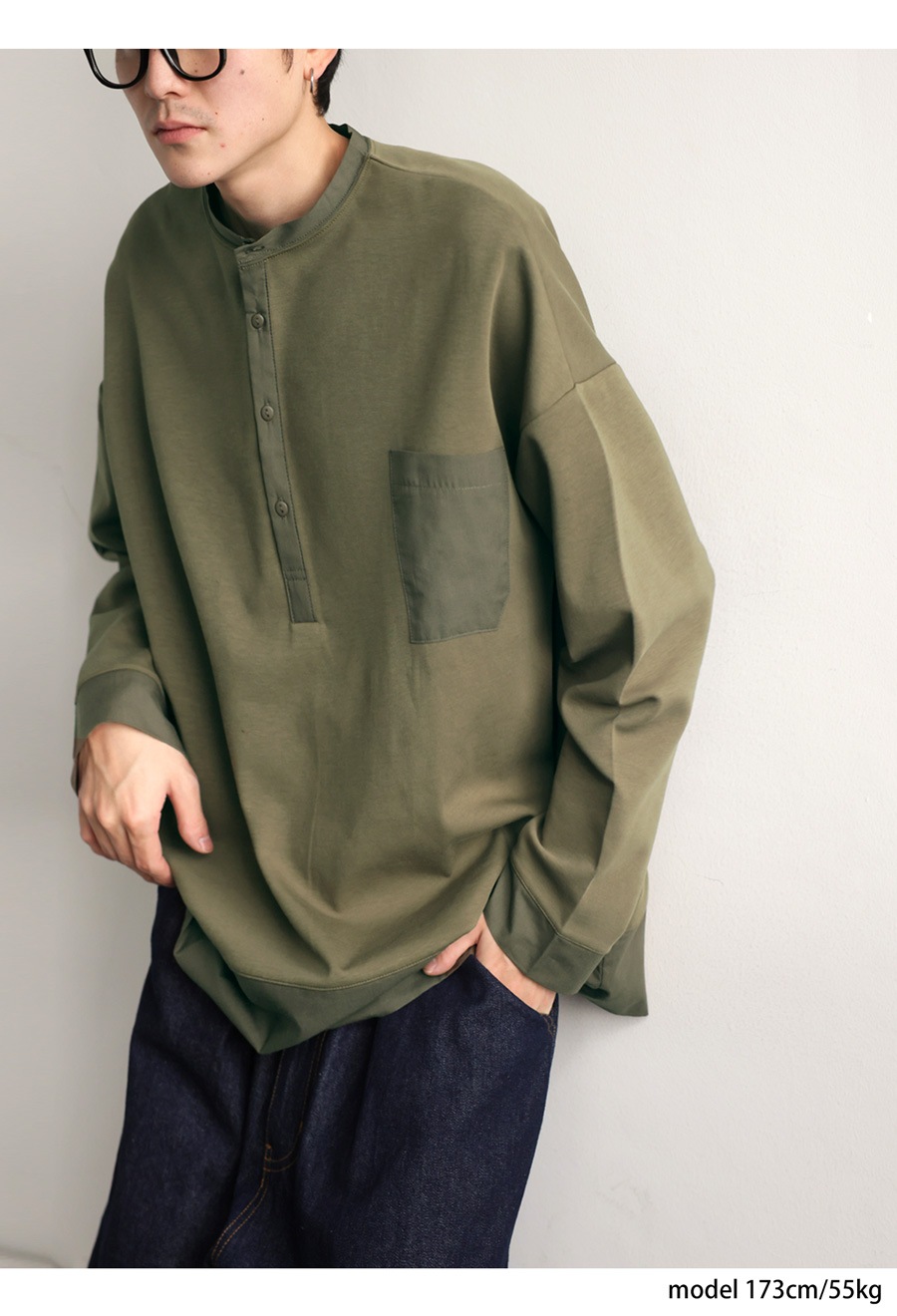 たのまれもの ヘンリーネック ドッキングトップス メンズ トップス 送料無料