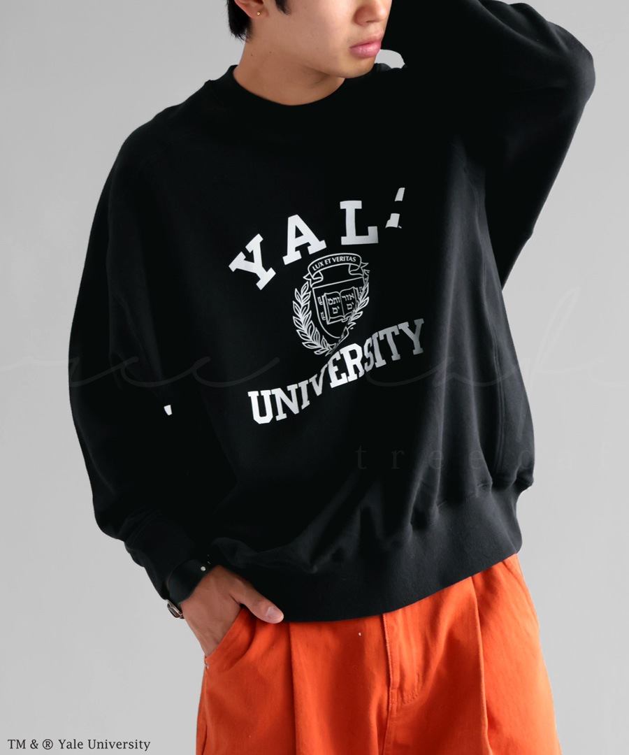 Yale 薄紫 ロゴスウェット Yale 薄紫 ロゴスウェット
