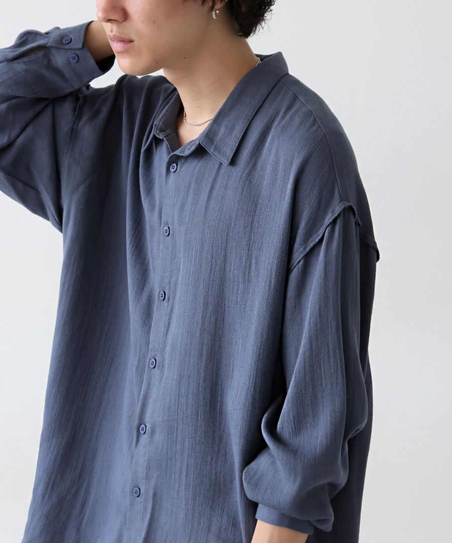 YAA!! shirt coat シャツコート ダークグレー リネン 28_000000027872.jpg?1750060414