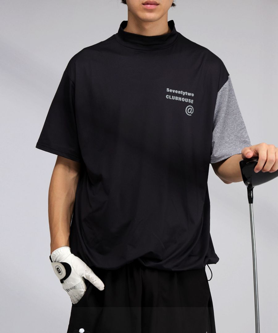 ANTIQUA GOLF×STCH モックネックトップス 送料無料・6月23日0時