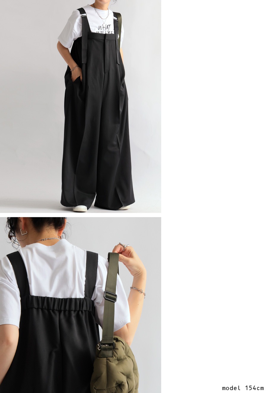 新品 エステルツイルベルトサロペット esica antiqua 同型 ブラック 新品 エステルツイルベルトサロペット esica antiqua 同型