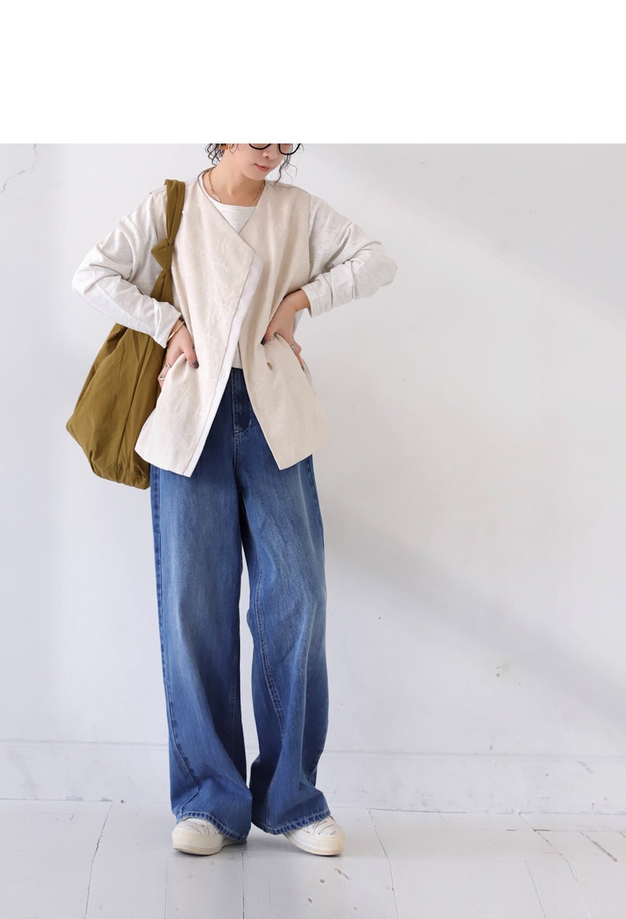 刺繍ベスト ベスト レディース トップス 送料無料・(500)メール便可