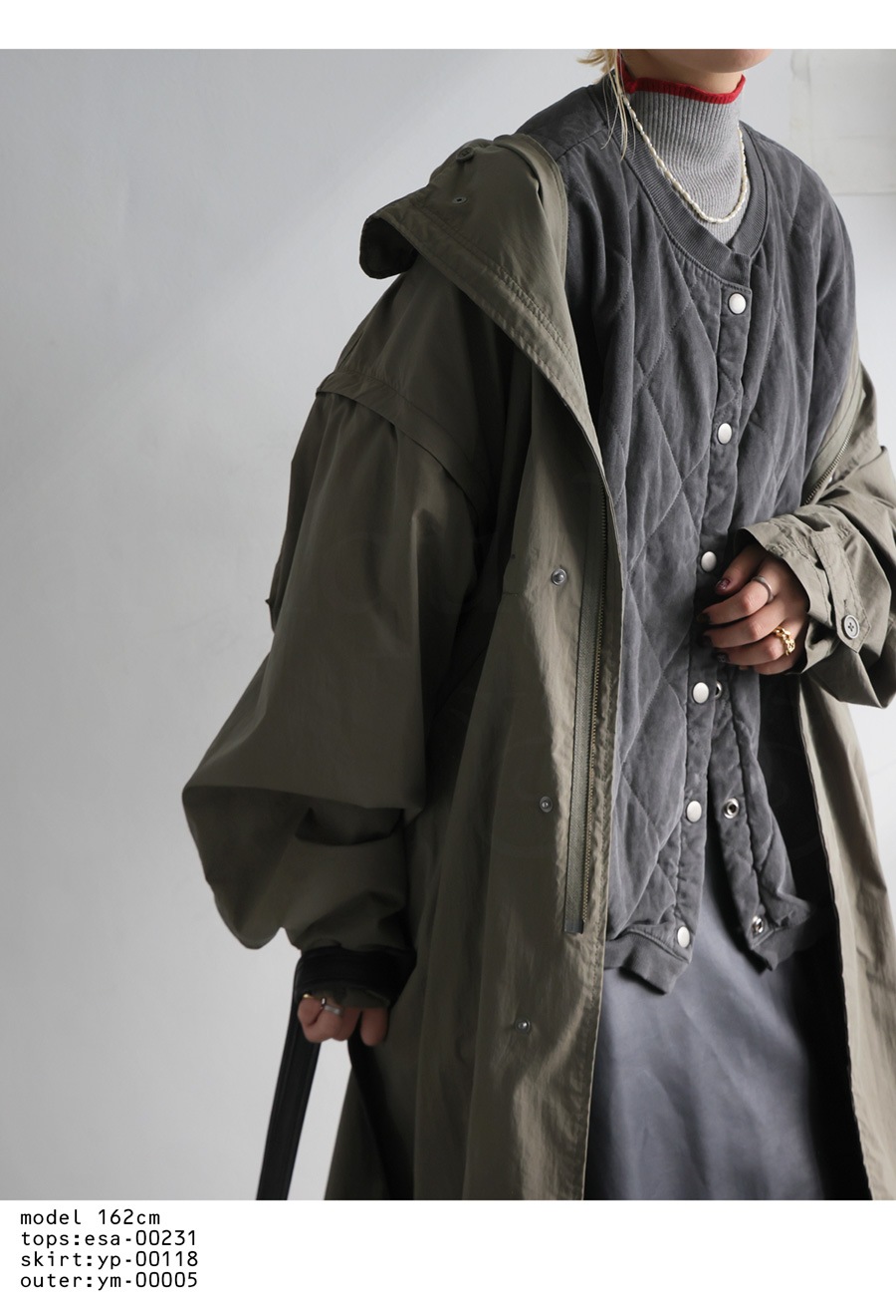 キルティングベスト レディース トップス ノーカラー 送料無料・再入荷