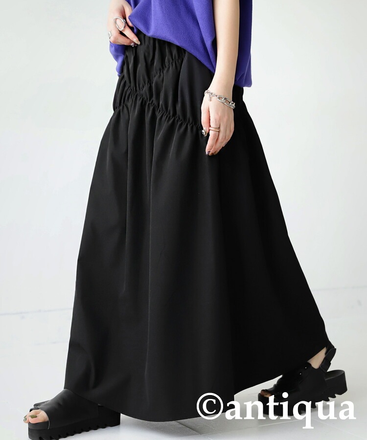 シャーリングスカート スカート レディース ボトムス 送料無料・(500