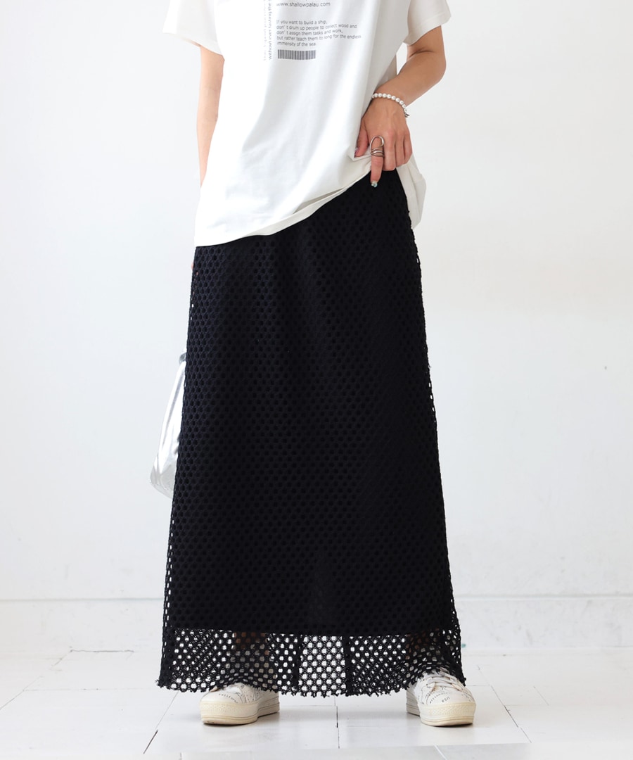 gomme ✨ ブラックサイン ツイストスカート gomme ✨ ブラックサイン ツイストスカート