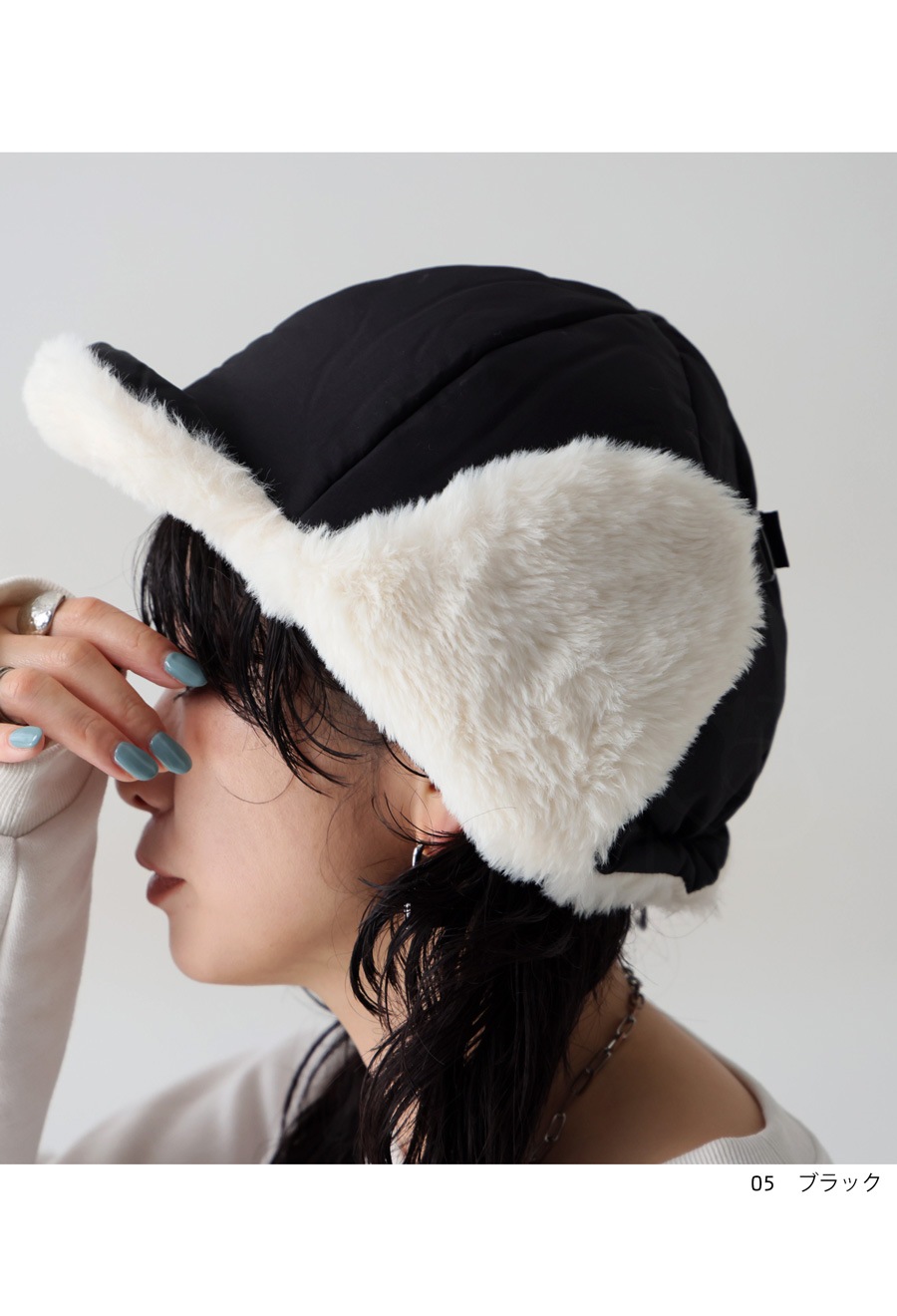 ファー 裏地 耳当て付き フライトキャップ レディース 送料無料・(500