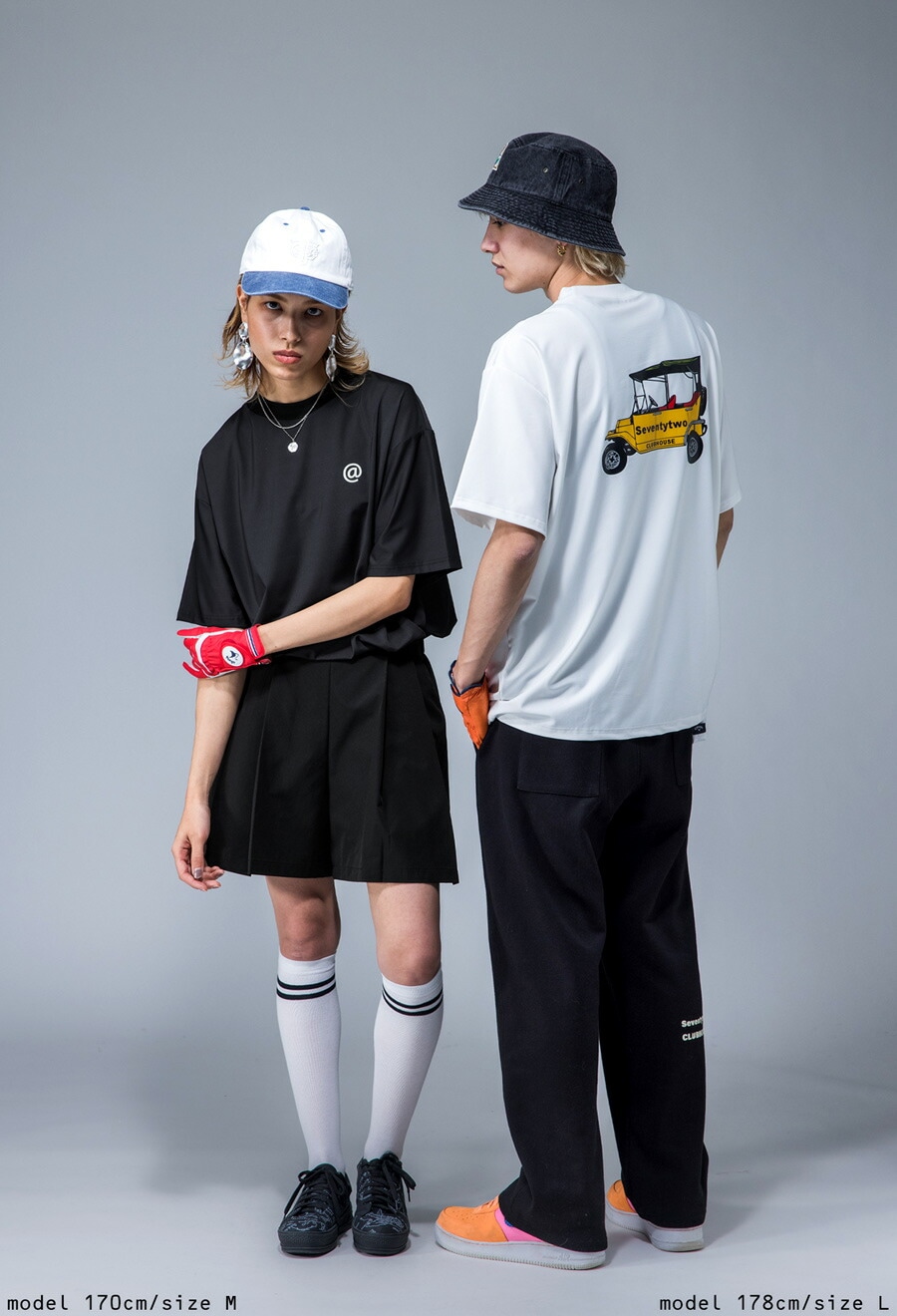 新品未使用 ANTIQUA GOLF スリーブレスTシャツ ブラック タグ付き ANTIQUA GOLF×STCH バックデザインTシャツ メンズ 送料無料・再