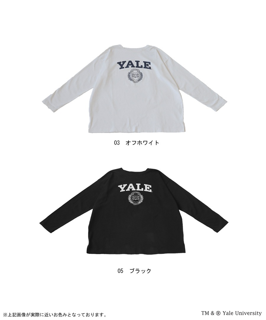 別注 YALE カレッジロゴ ロンT メンズ 送料無料・再販。・(100