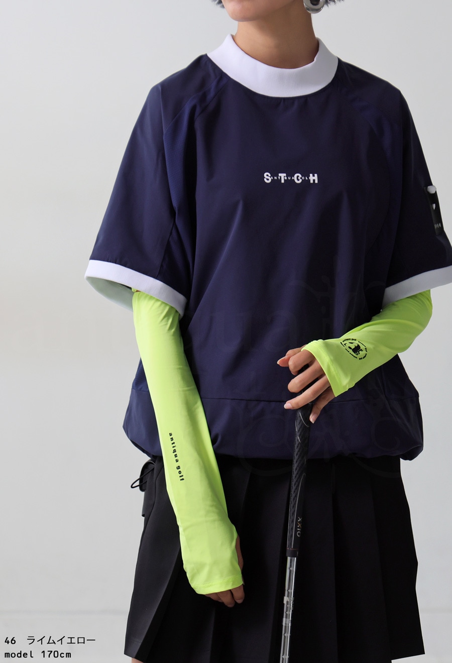 ANTIQUA GOLF アームカバー メンズ UV手袋・再再販。(50)メール