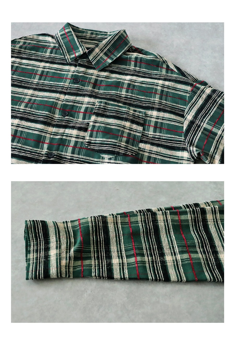 466 PGG 定価30,800円 長袖シャツ トップス ツリー柄 サイズ1 M 466 PGG 定価30,800円 長袖シャツ トップス ツリー柄 サイズ1 M