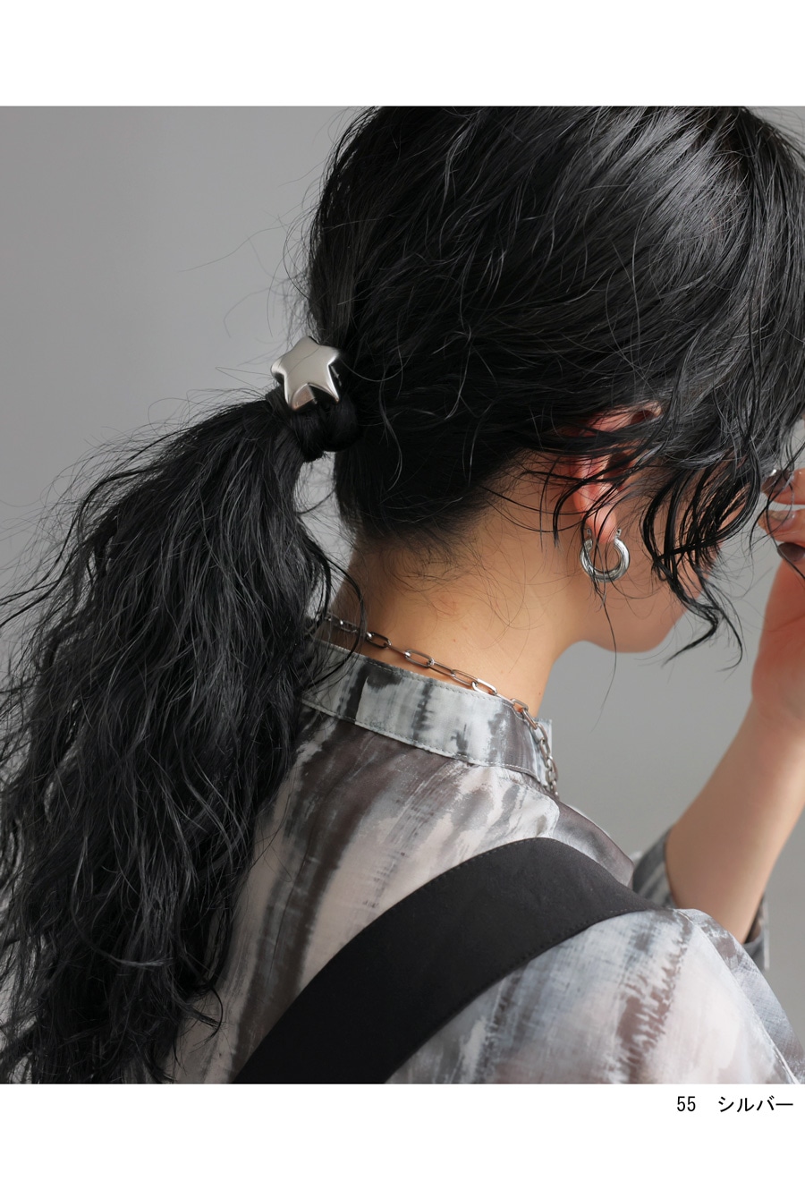 アクセ送料無料 ヘアゴム レディース ヘアアクセ 星 スター モチーフ
