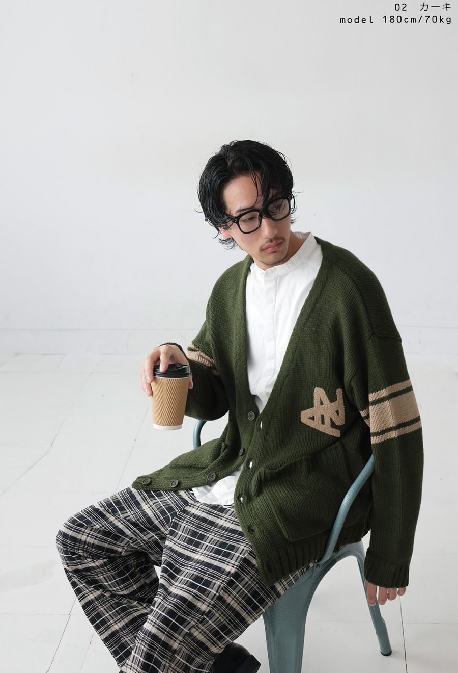 ニットカーディガン カーディガン メンズ トップス 送料無料・メール便