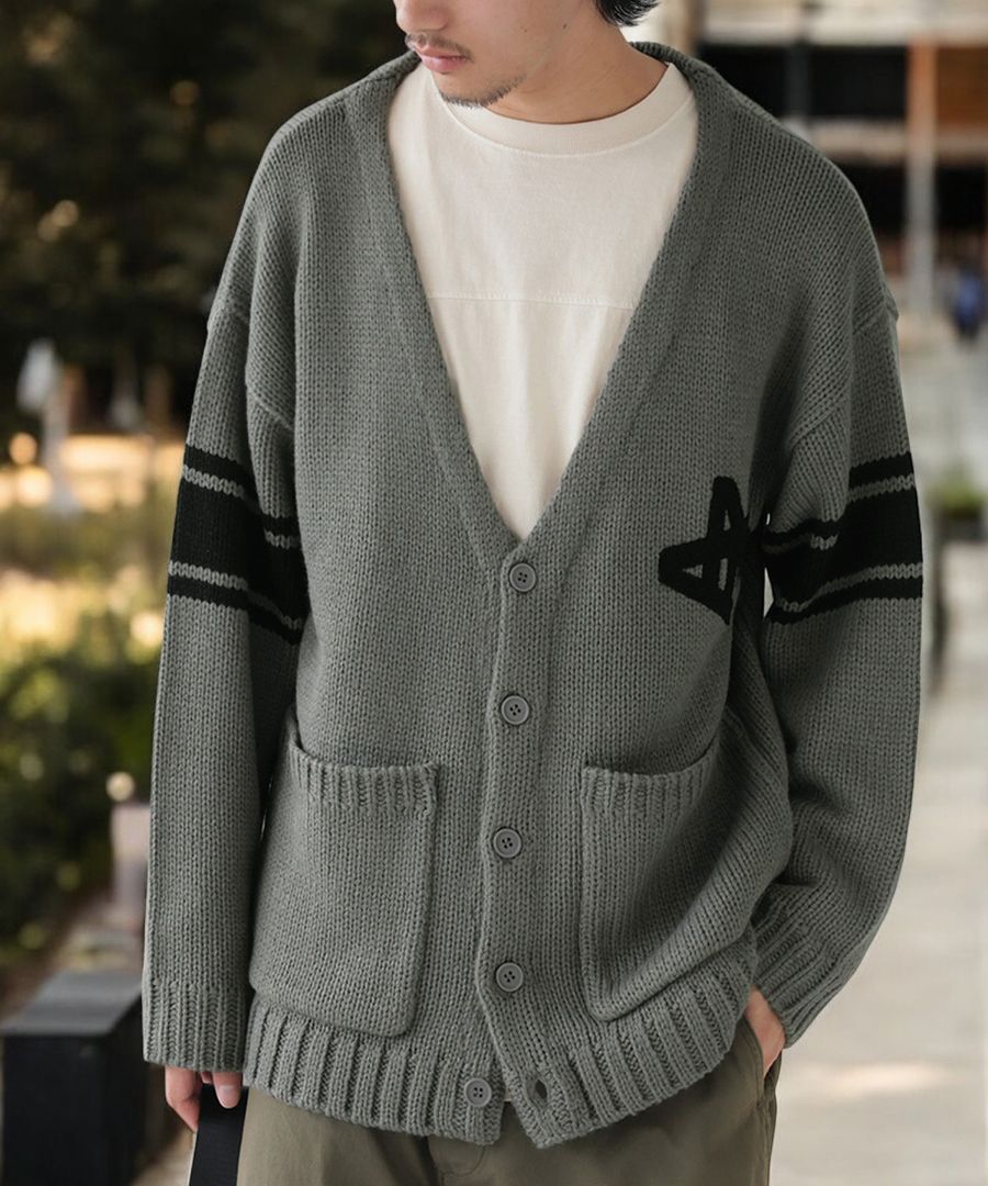ニットカーディガン カーディガン メンズ トップス 送料無料・メール便