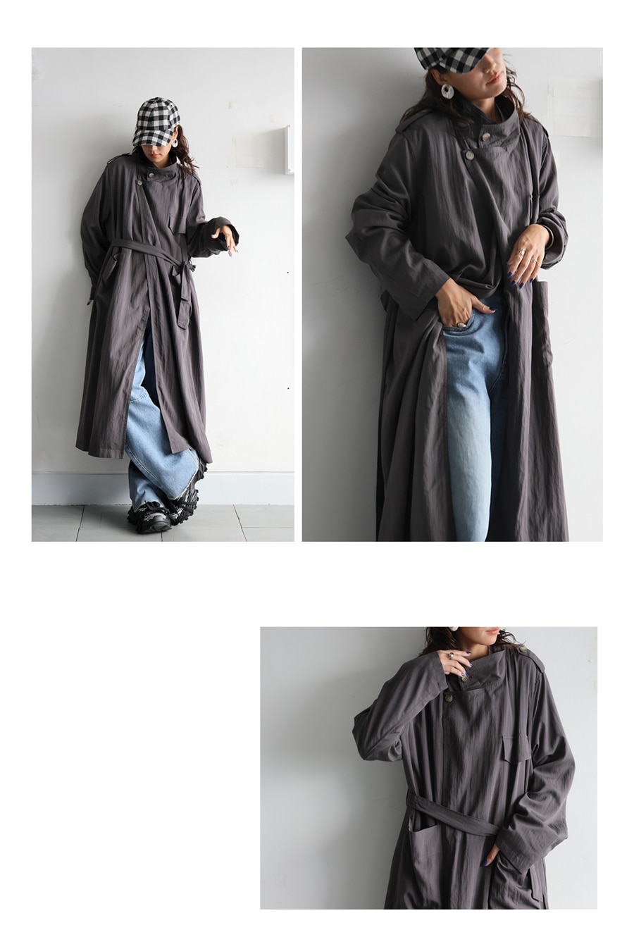 ◈◆antiqua◆◈ トレンチコート トレンチトッパーコート レディース アウター 羽織り 送料無料