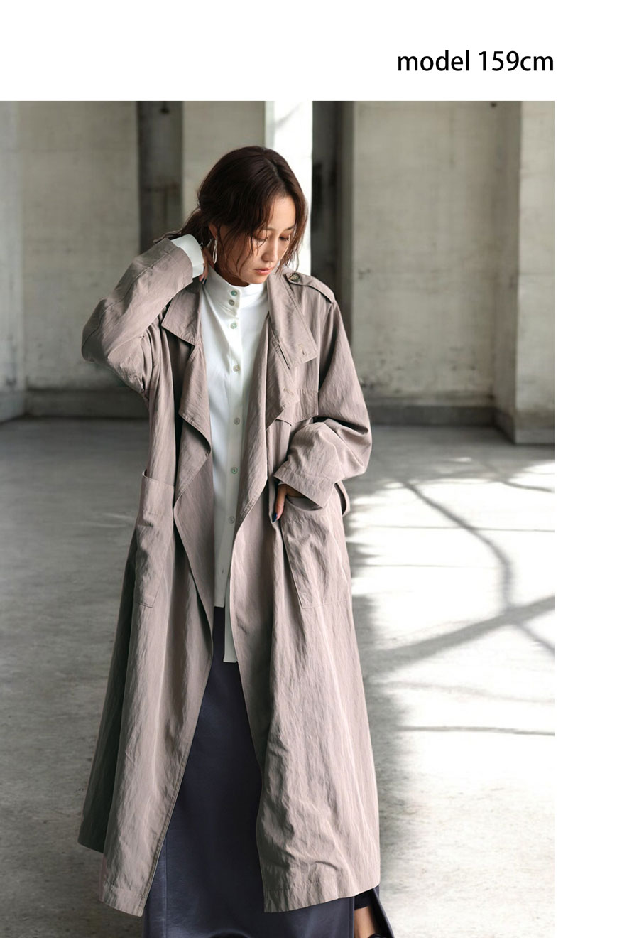 ◈◆antiqua◆◈ トレンチコート 再入荷予定有!トレンチトッパーコート レディース アウター 羽織り