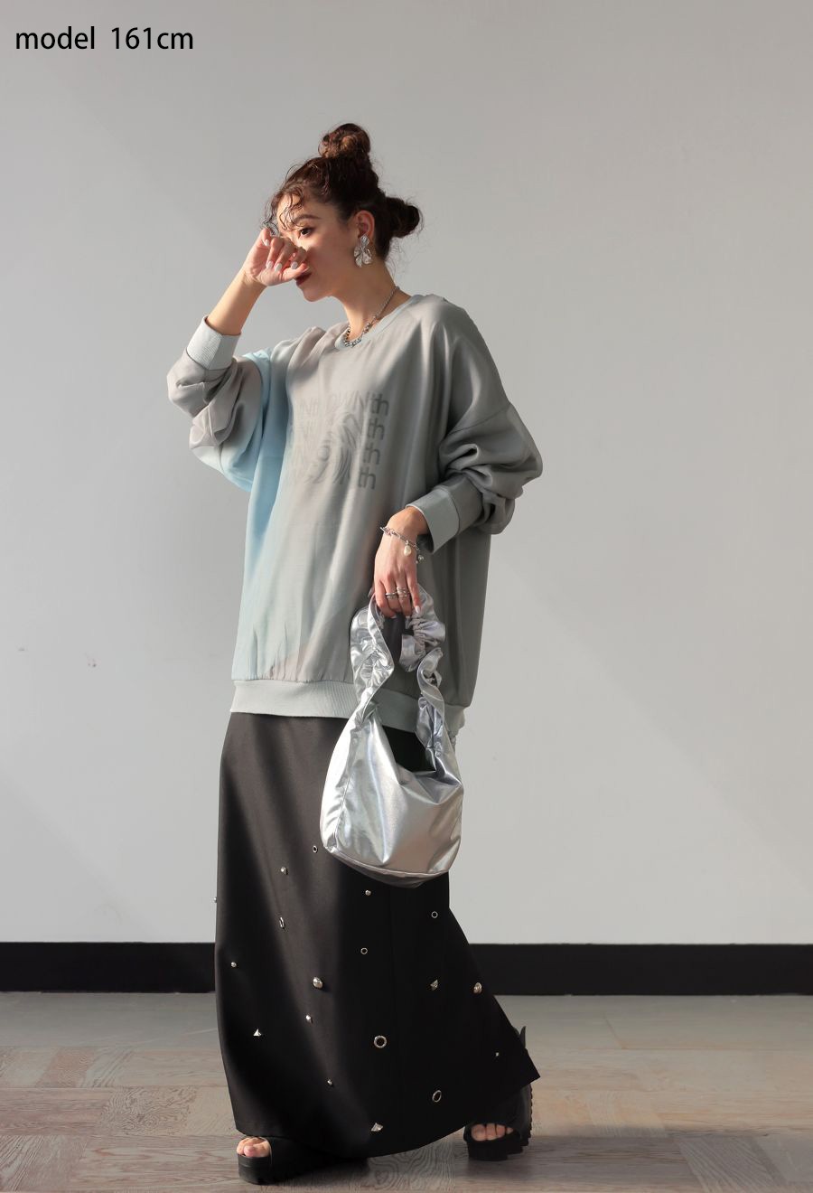 ロゴプルオーバー レディース グラデシアー 長袖 送料無料