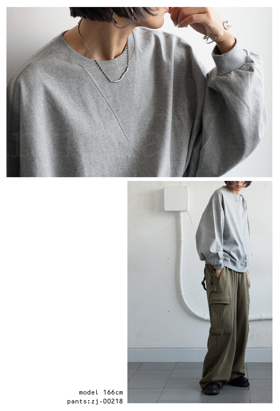 バスク ドルマントップス レディース トップス クルーネック・(100