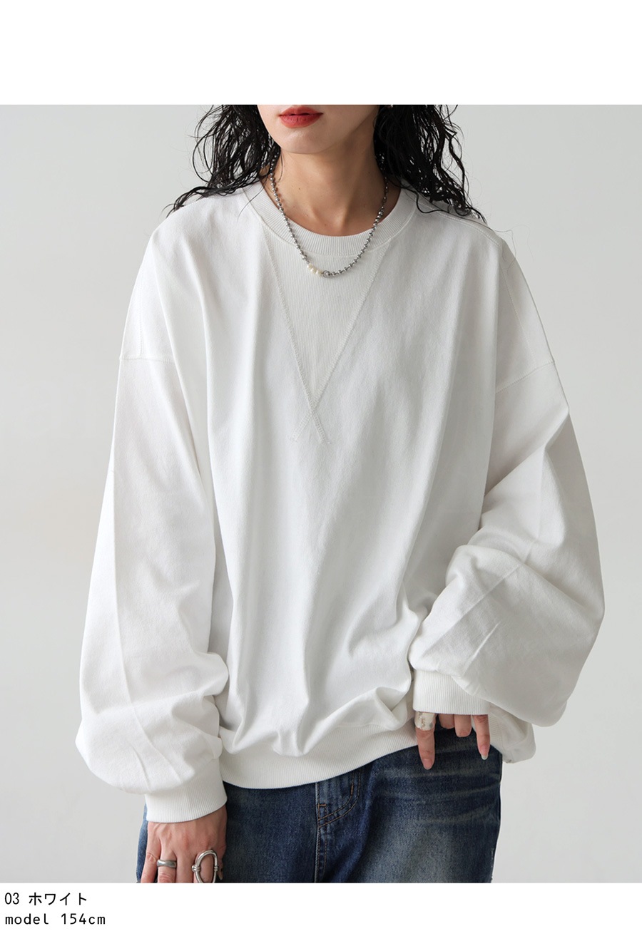 バスク ドルマントップス レディース トップス クルーネック・(100