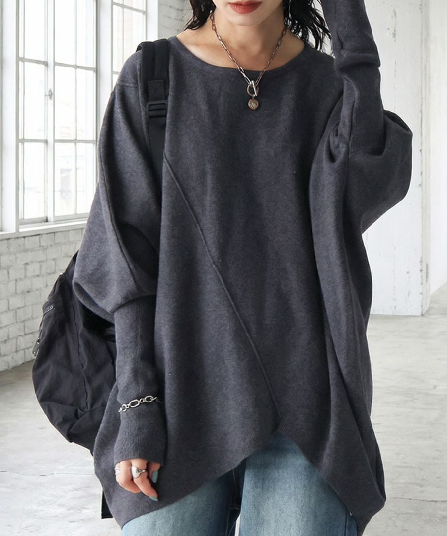 alice auaa コットンニット カットソー デザイナー着用 変形 ゴシック