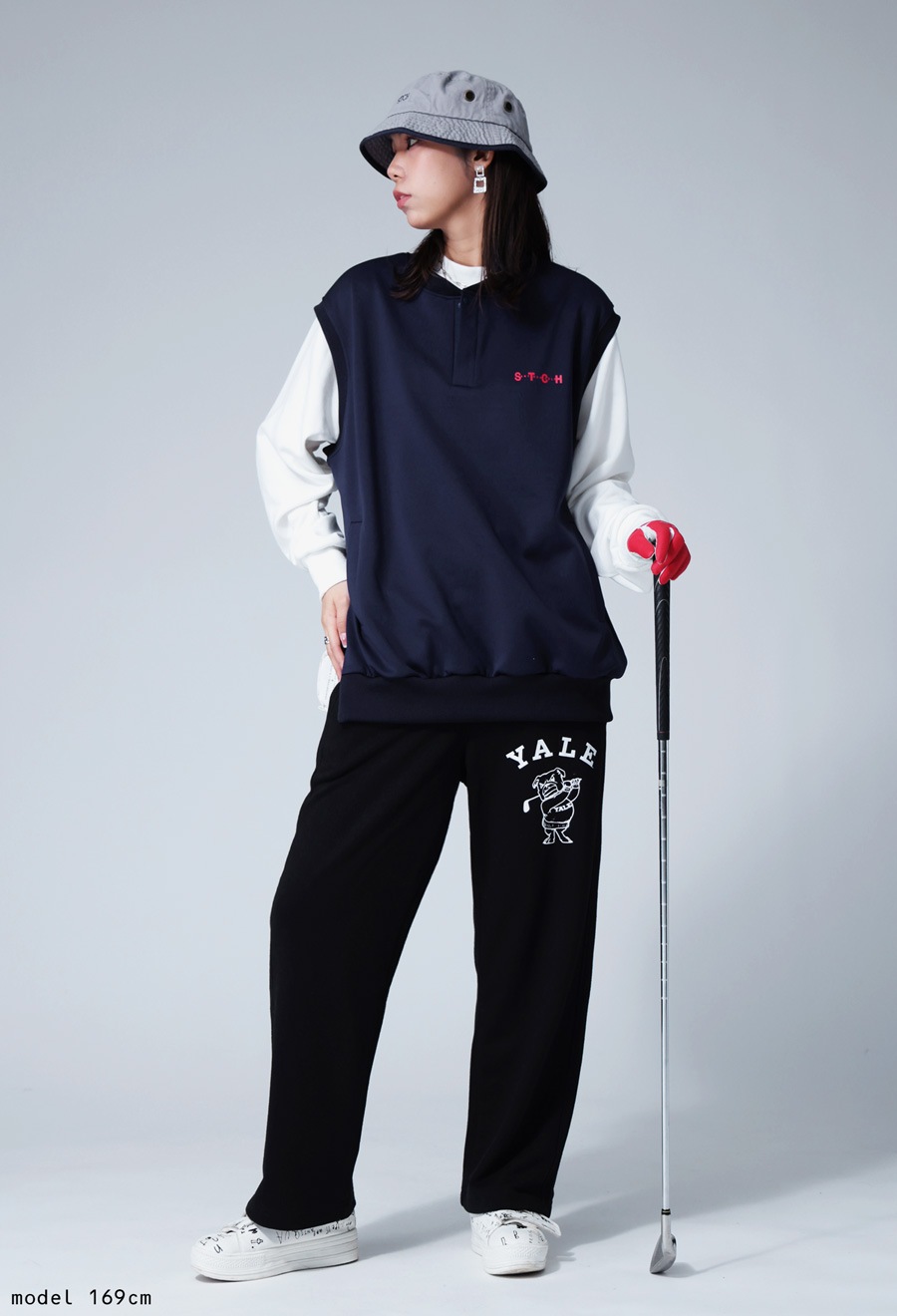 ANTIQUA GOLF×STCH ベスト メンズ 送料無料・再入荷 メール便不可【Z