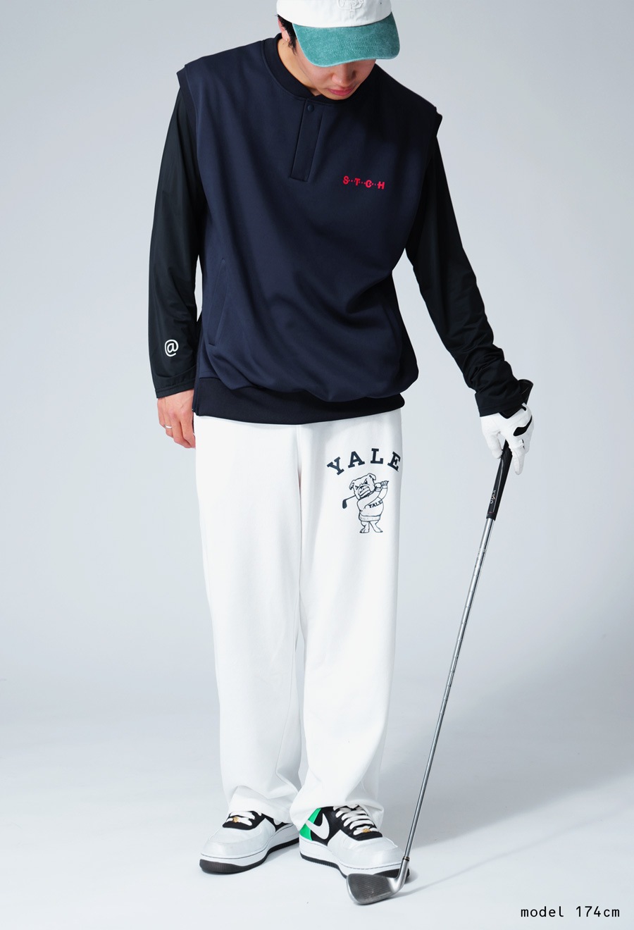ANTIQUA GOLF×STCH ベスト メンズ 送料無料・再入荷 メール便不可【Z
