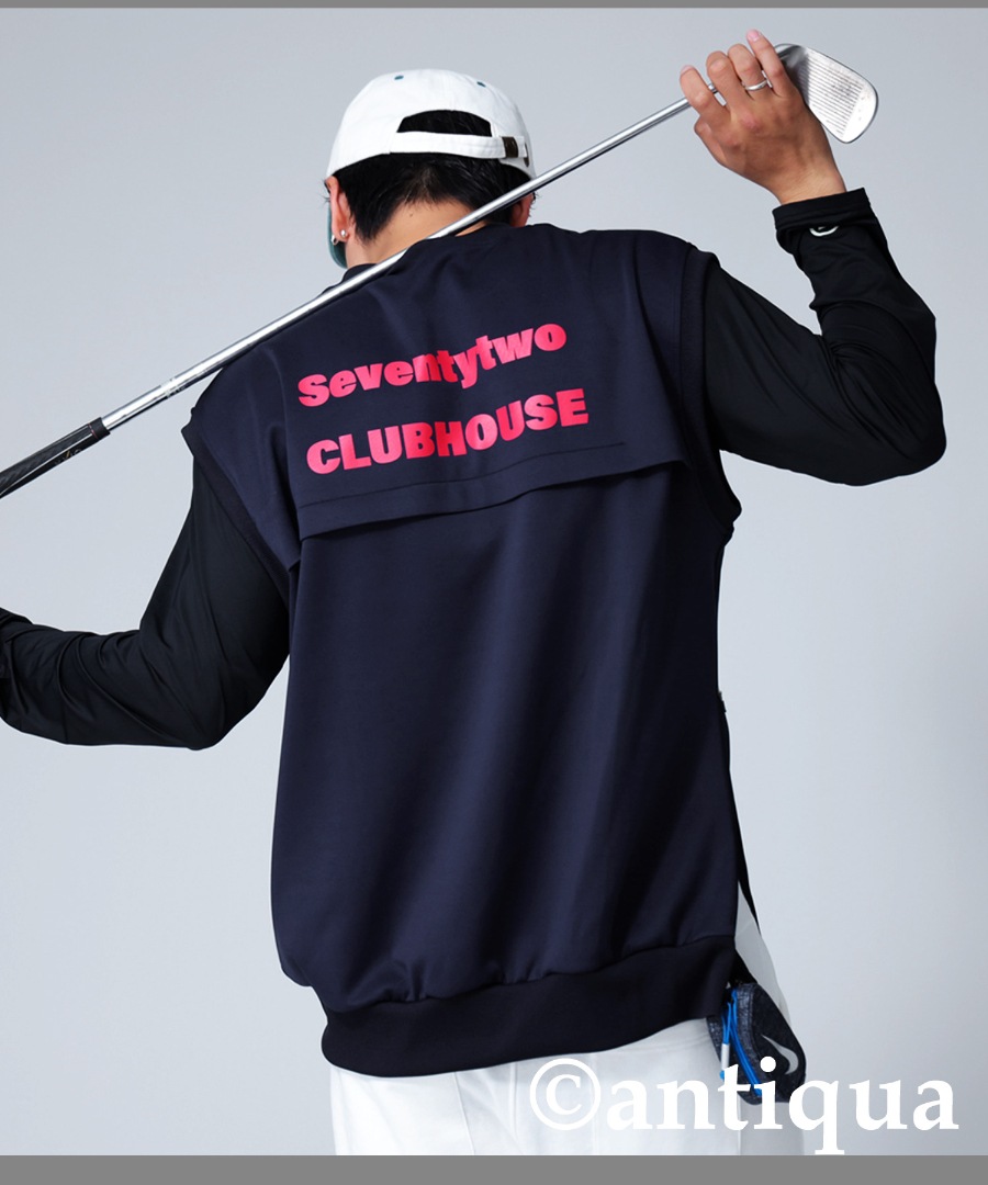 ANTIQUA GOLF×STCH ベスト メンズ 送料無料・再入荷 メール便不可【Z