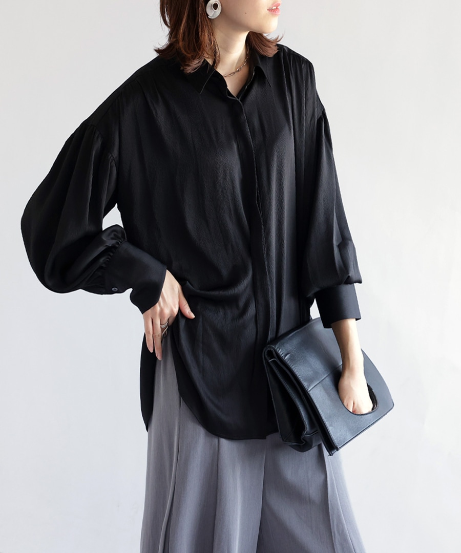 ギャザー入り 黒 タンクトップ ギャザー入りノースリーブトップス - ブラック | ZARA Japan / 日本