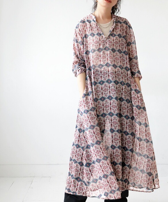 美品　ANAYI ペイズリー柄ワンピース　38 ANAYI｜アナイのワンピース/ドレス（ペイズリー柄）通販 - ZOZOTOWN