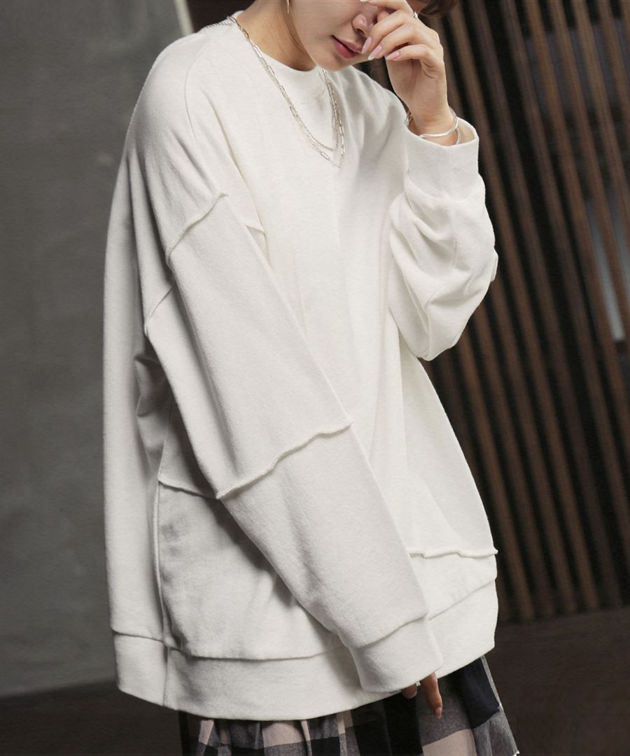 MIYABI５点 再入荷予定有!裏毛プルオーバー トレーナー トップス レディース 長袖