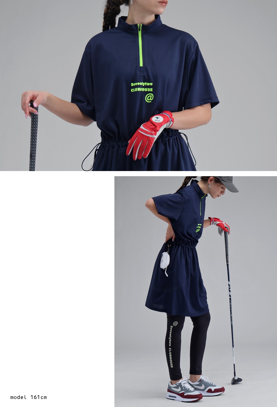 ANTIQUA GOLF×STCH ワンピース レディース 送料無料・(500