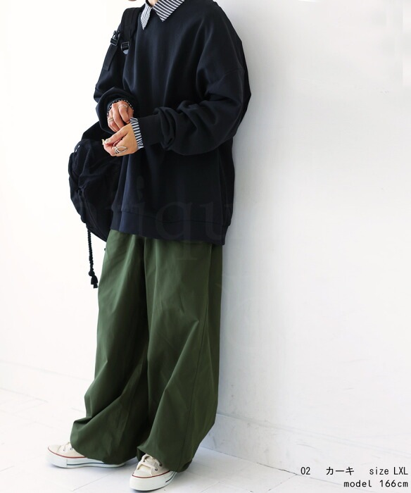 未使用 ルビアム へリボーン柄 カーキ 2B M(48) BIGバーゲン50％OFF！12日10時迄 サロペット レディース