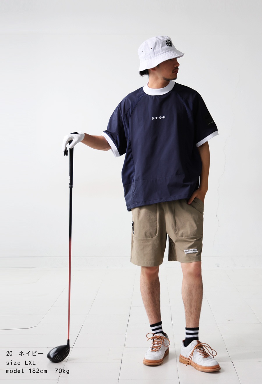 トップス a-golf ANTIQUA GOLF×STCH トップス メンズ 送料無料・6月28日0時～再