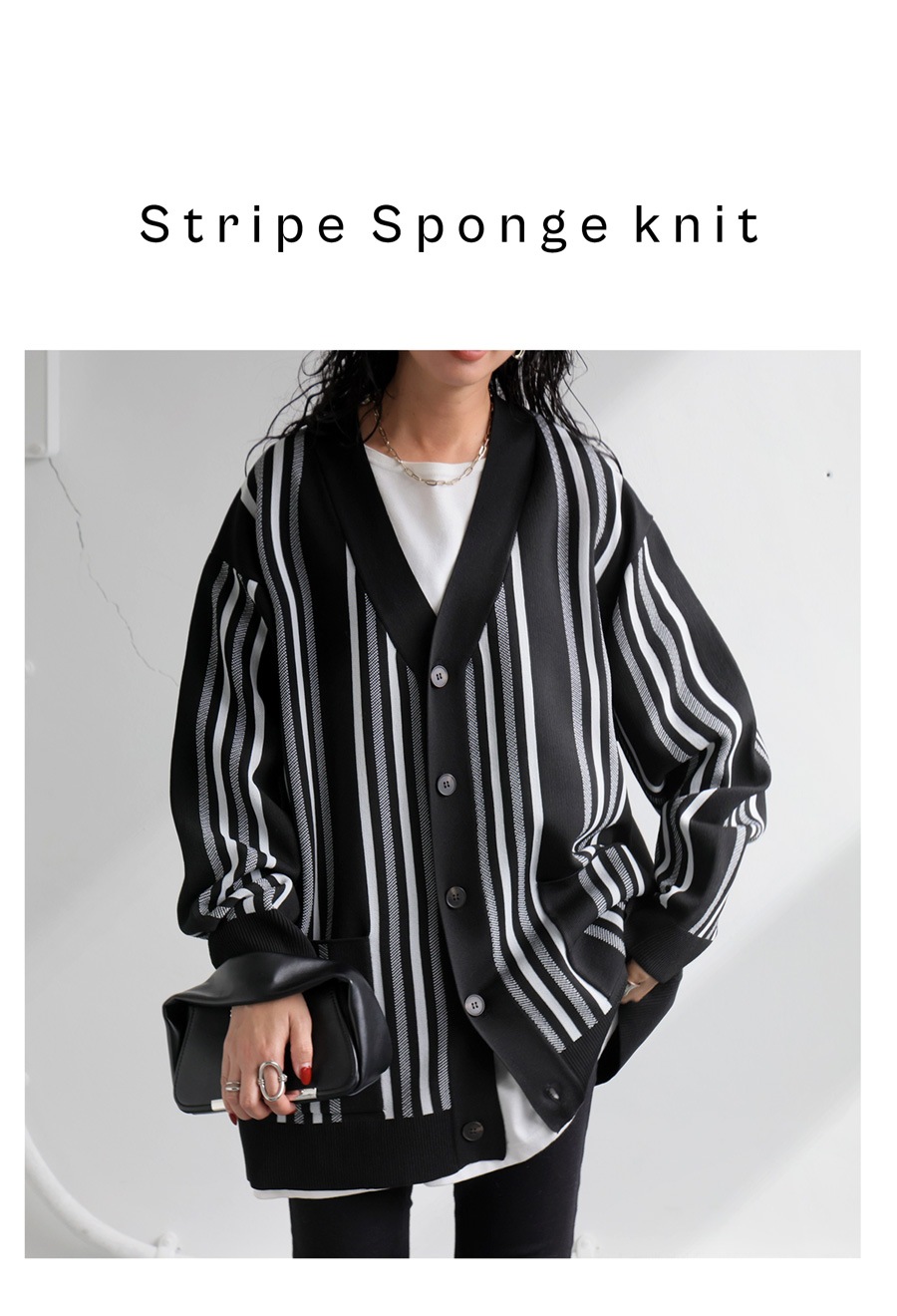 スポンジニットカーデ カーディガン レディース 長袖 送料無料・メール